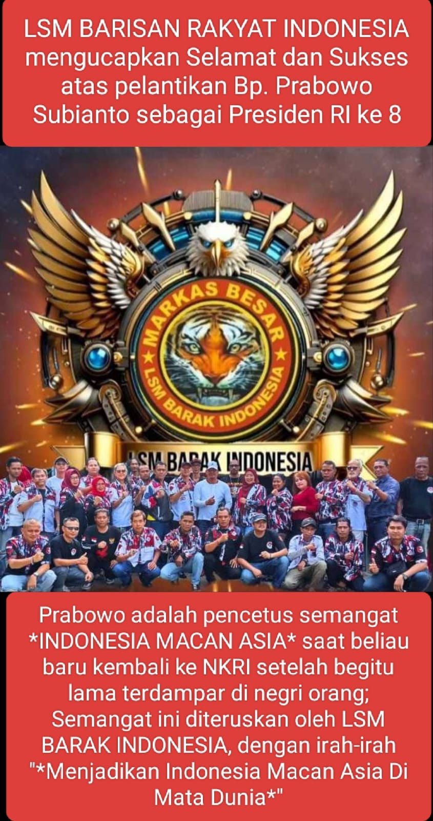 Foto LSM Barak sulut